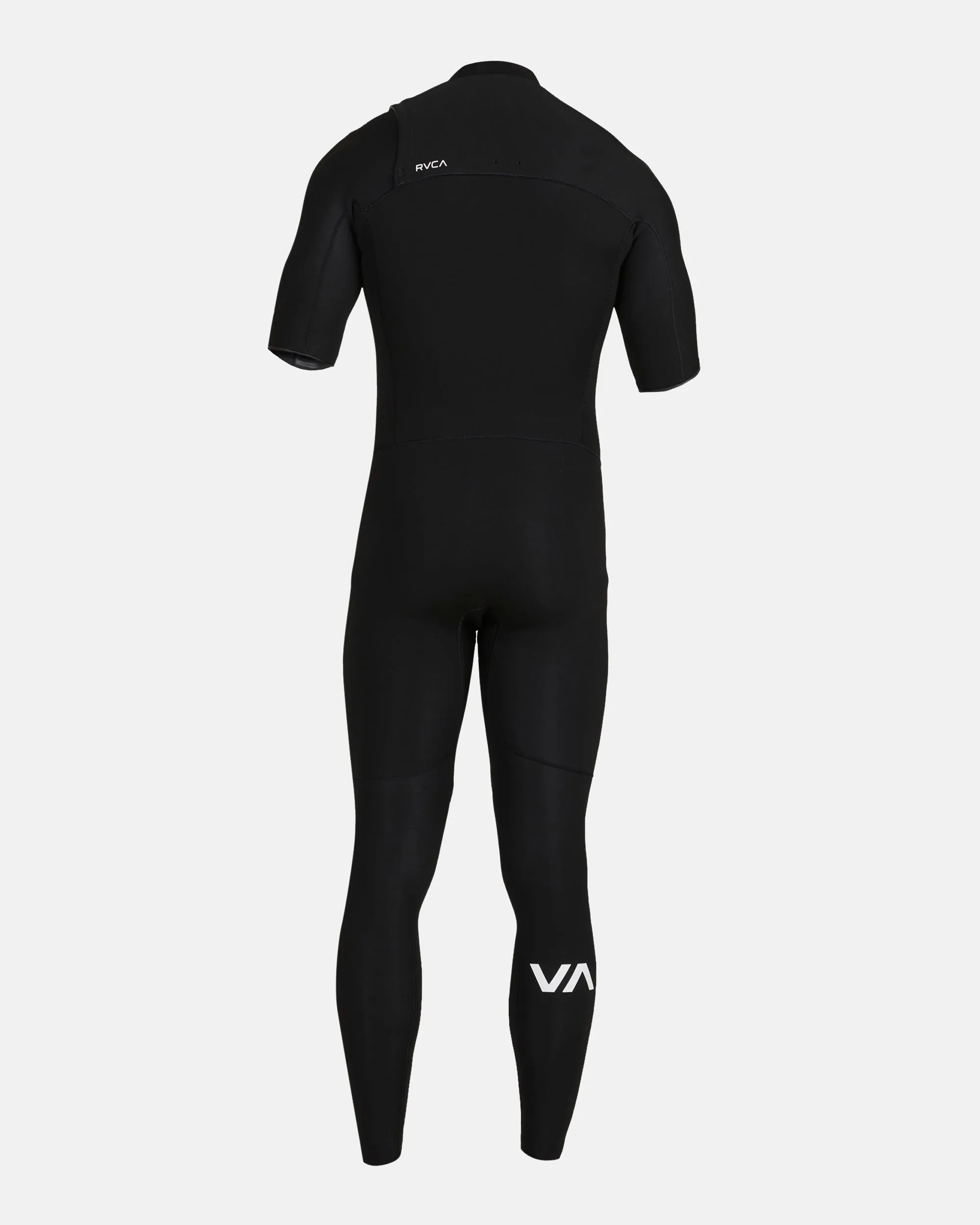 2/2 Balance Chest Zip Short Sleeve Fullsuit - Black