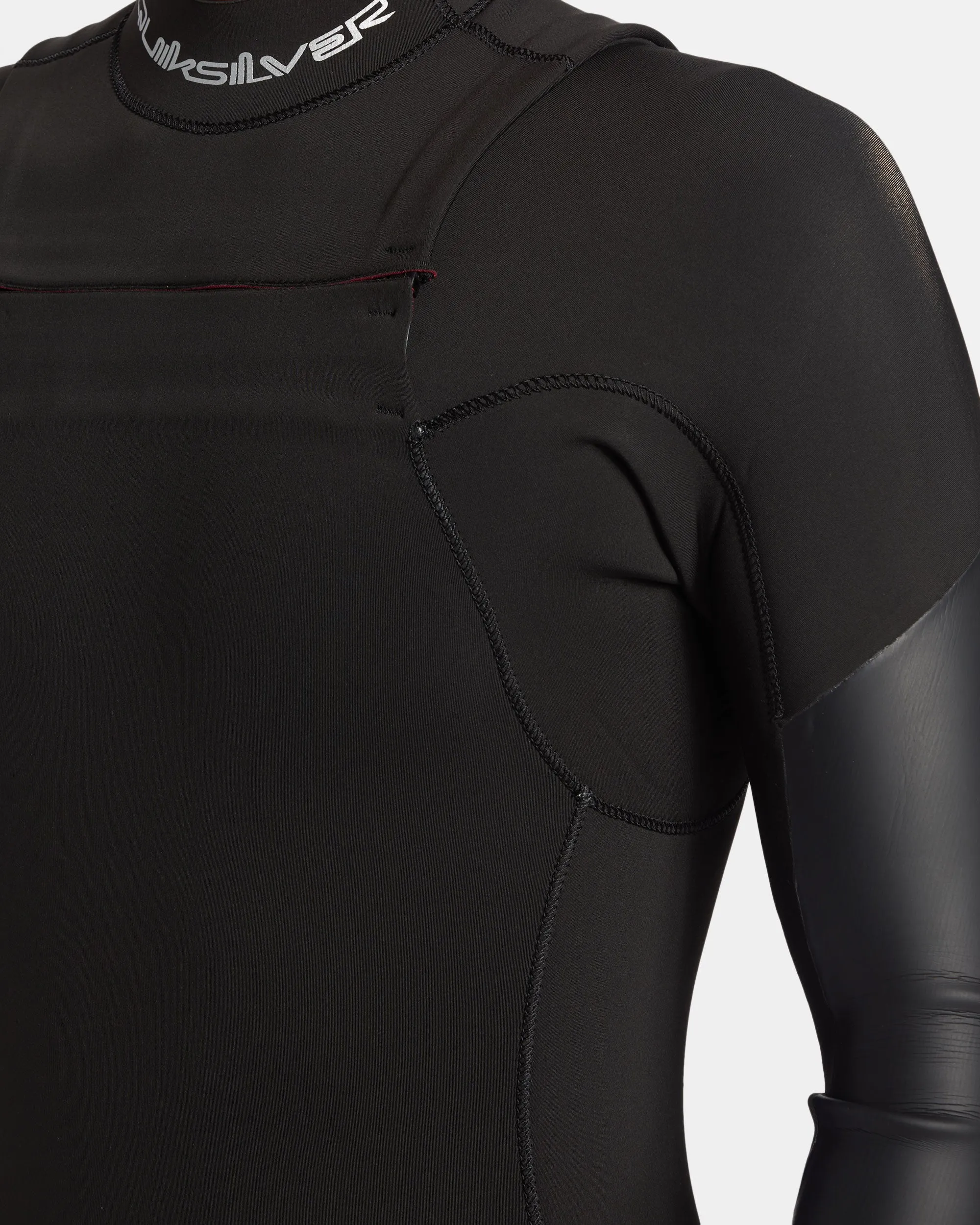 2/2mm Mercury Chest Zip Long Sleeve Springsuit - Black