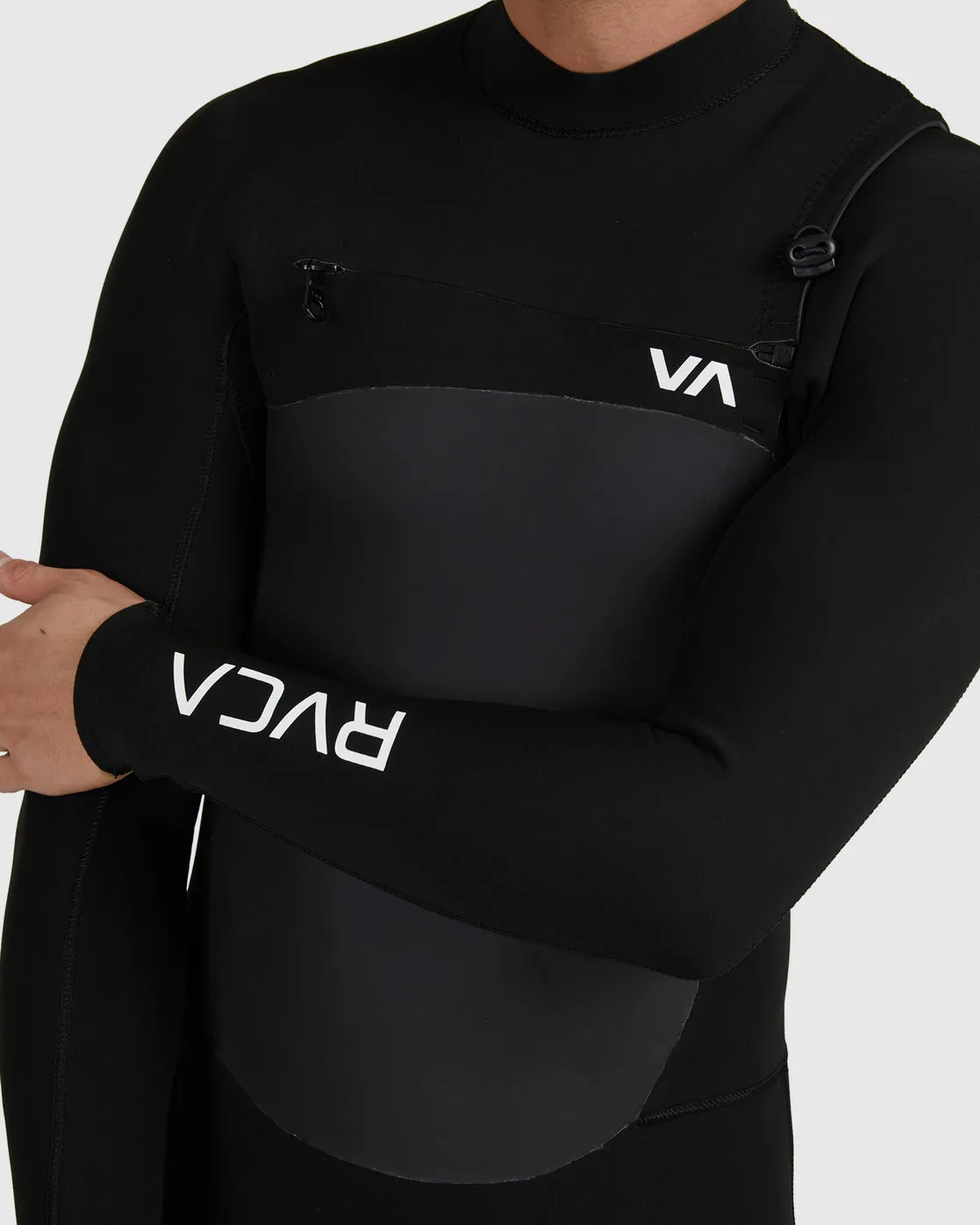 3/2 Balance Chest Zip Fullsuit - Black