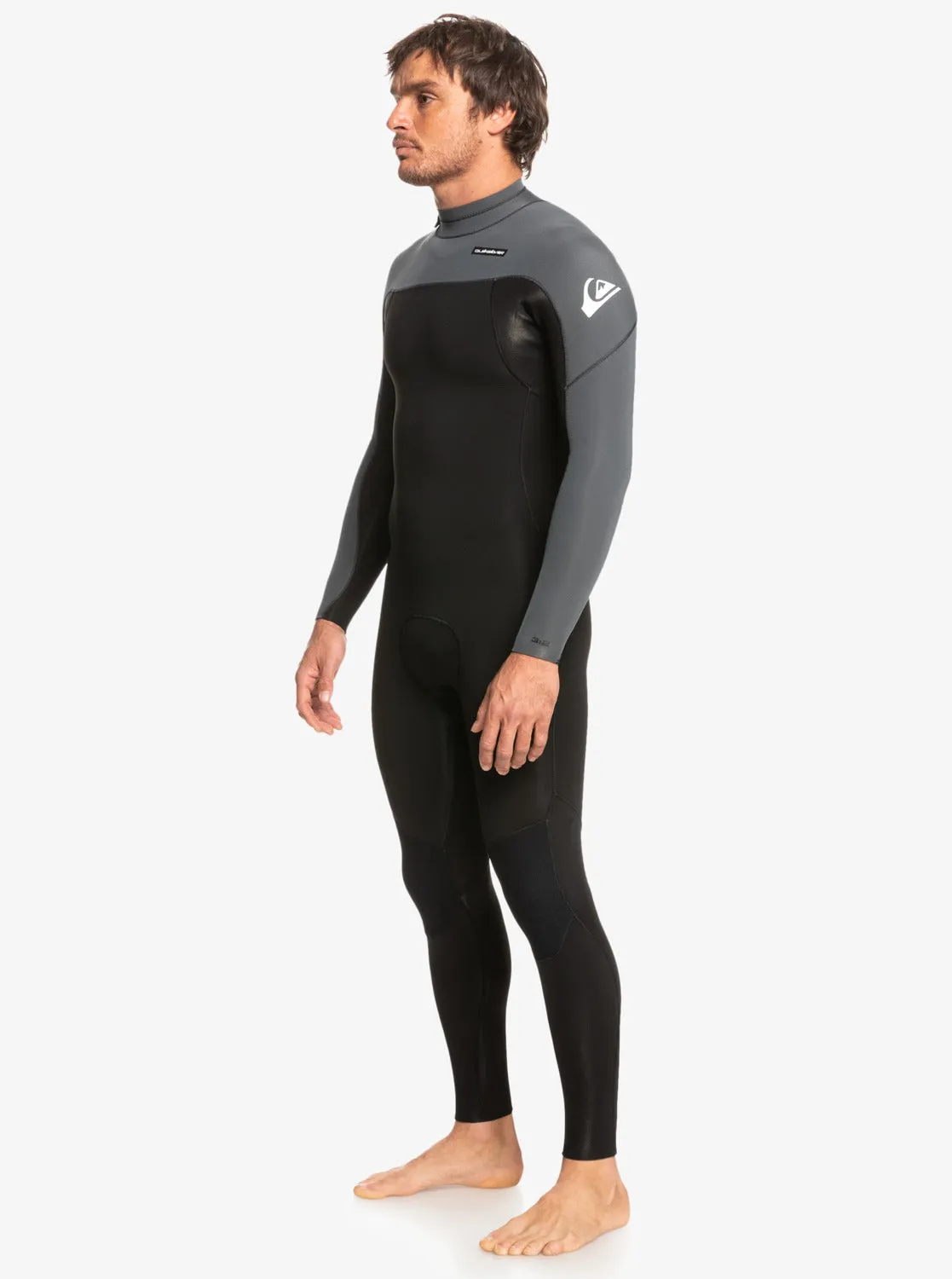 3/2 Everyday Sessions Back-Zip Wetsuit - Black/Gun Metal