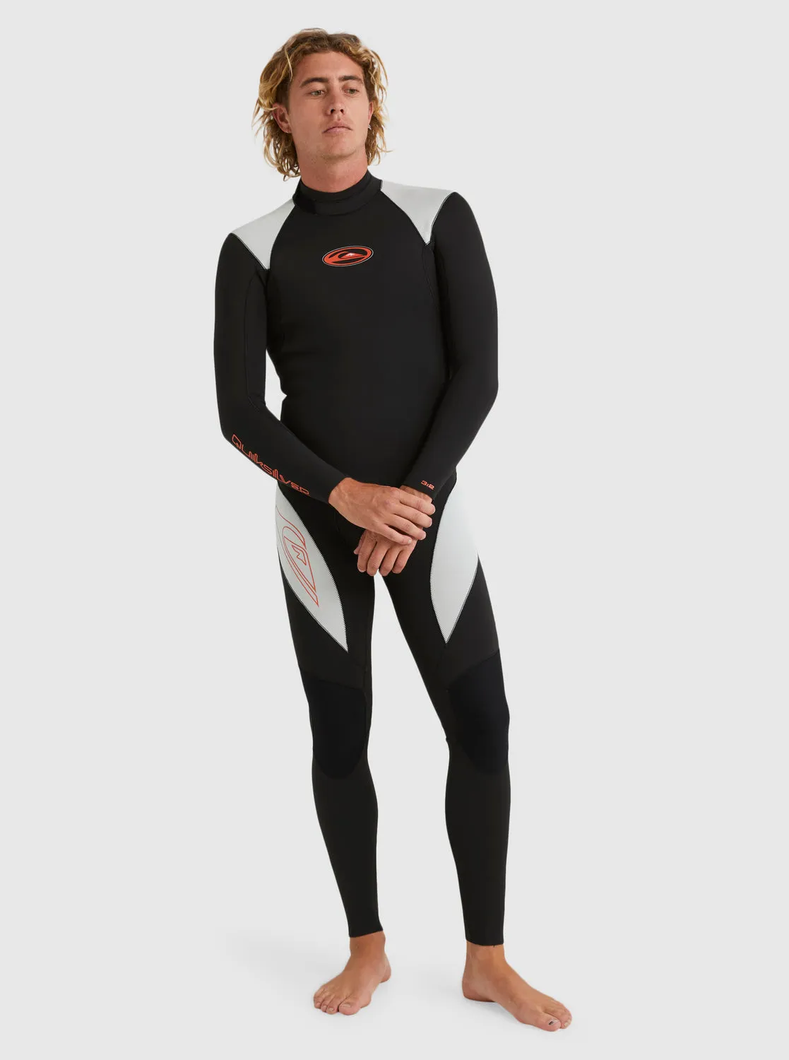 3/2mm Everyday Saturn Back Zip Wetsuit - Black/Lunar Rock