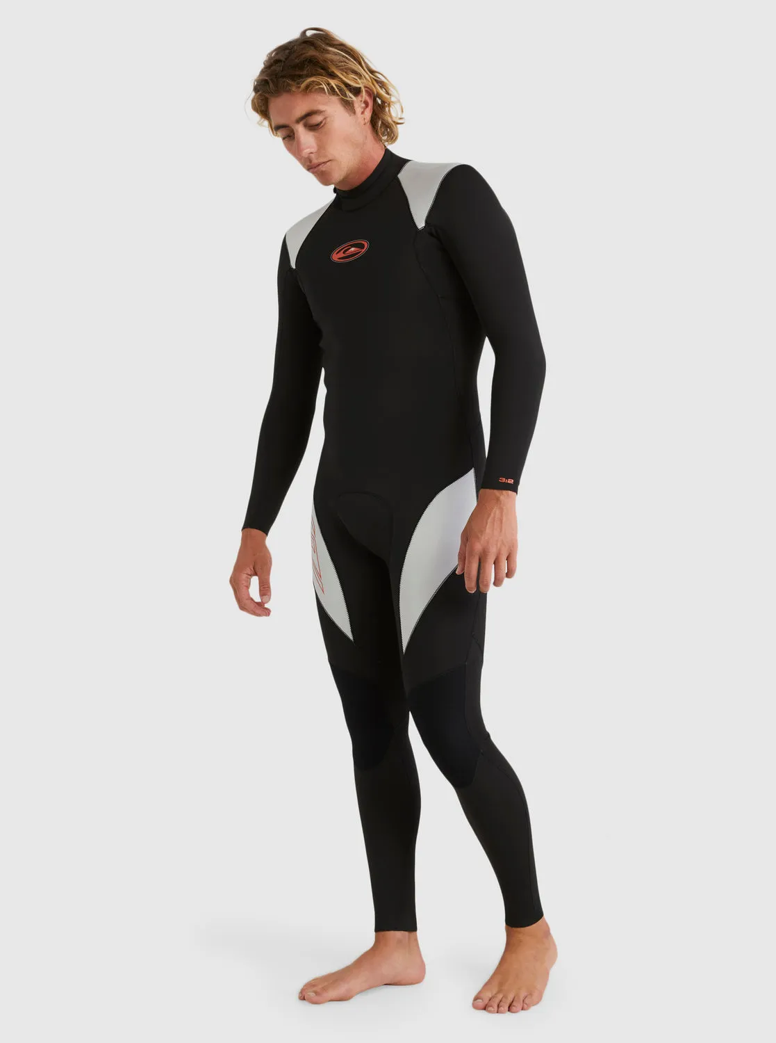 3/2mm Everyday Saturn Back Zip Wetsuit - Black/Lunar Rock