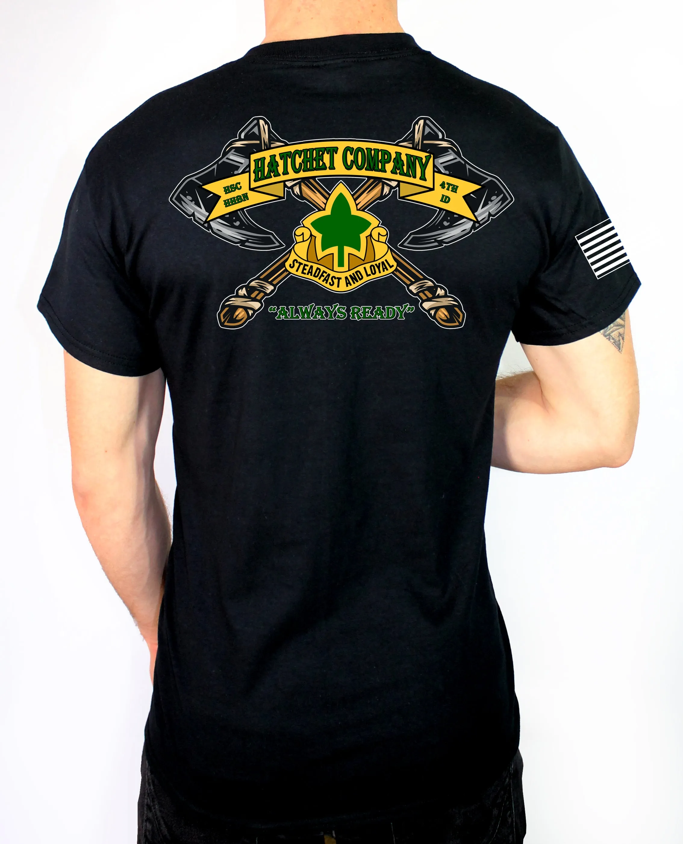 50-50 Blend Black Unisex PT Short Sleeve Shirt. Approved for PT