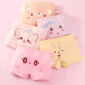 5Pcs/lot Baby Girls Cartoon Underpants Kids Underwear Cotton Panties Toddler Children Underwear 2-10years