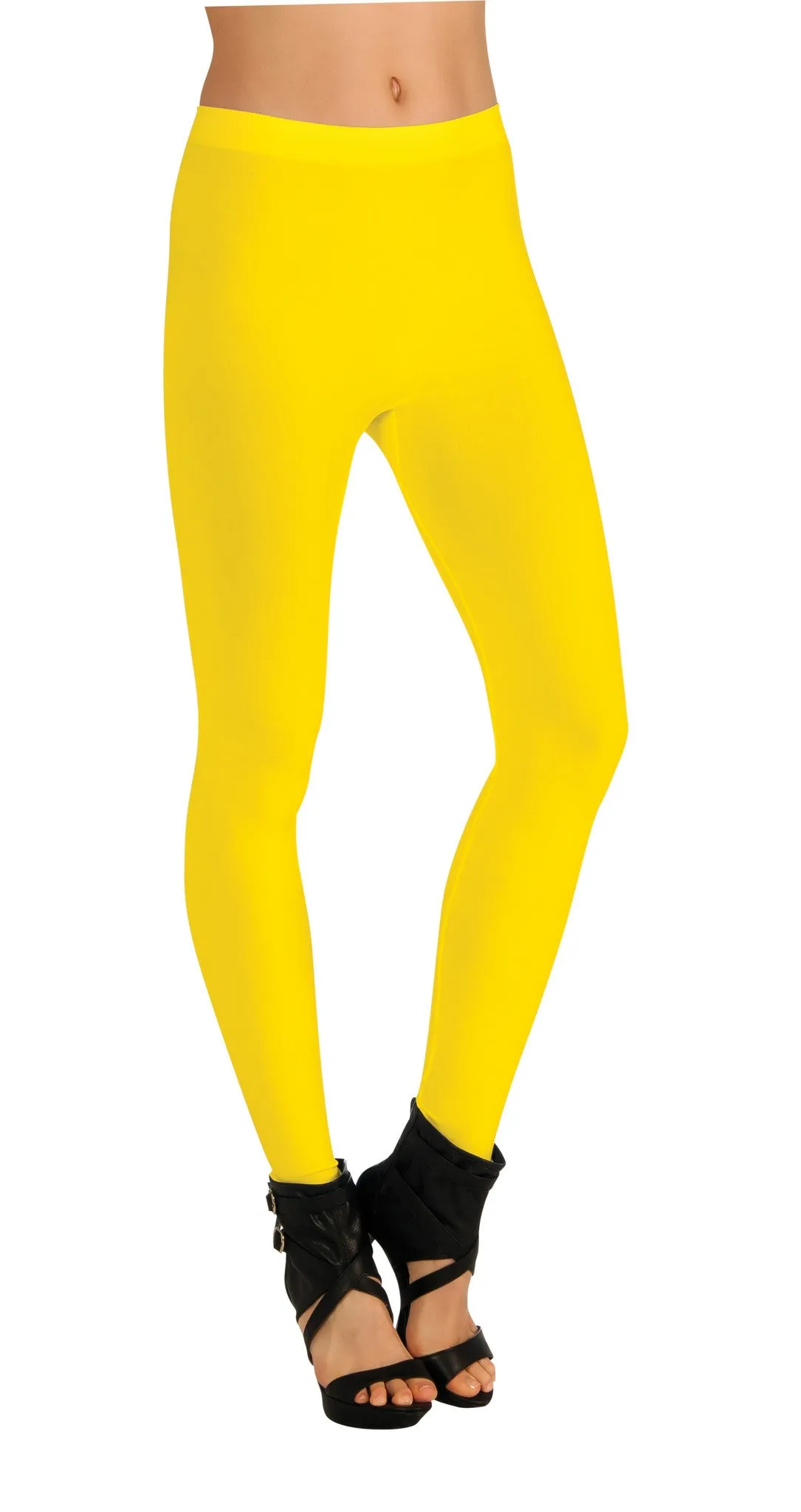 Adults Yellow Leggings