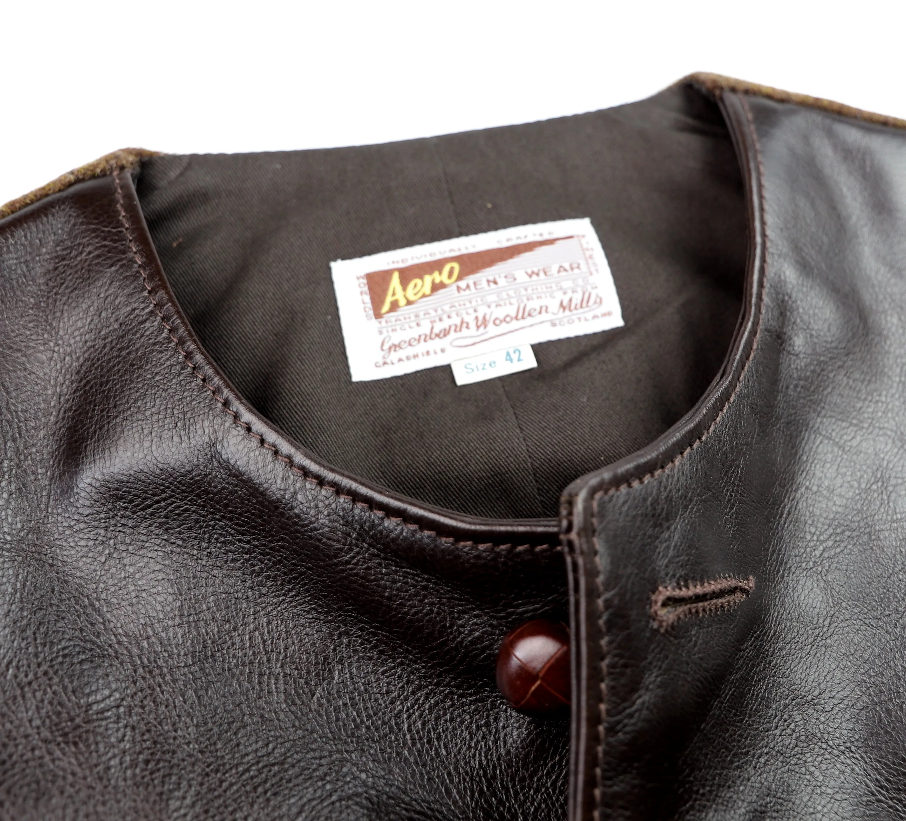 Aero Shackleton, size 42, Dark Seal Vicenza Horsehide