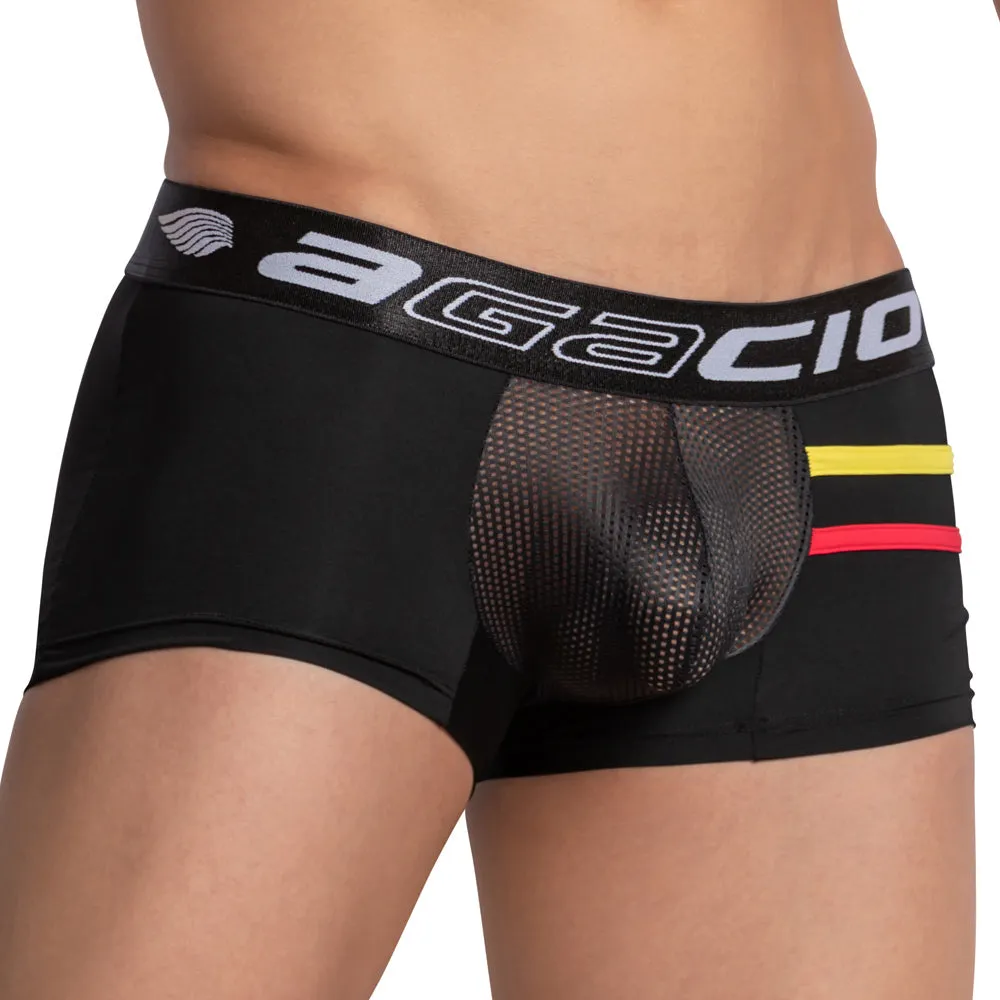 Agacio AGG064 Sheer Piping Boxer Trunk