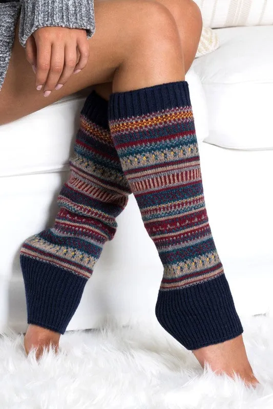 Aili's Corner Short Fairisle Legwarmer