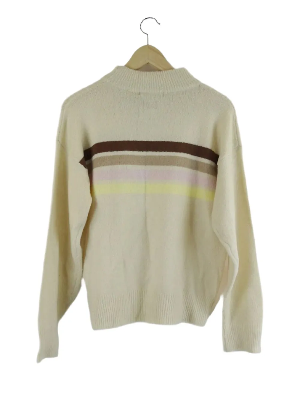 All About Eve 'Jane' Beige, Pink and Yellow Striped Jumper 12 | BNWT