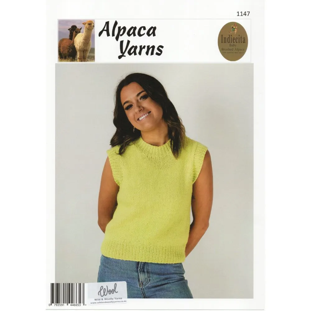 Alpaca Yarns Neon Vest (1147)