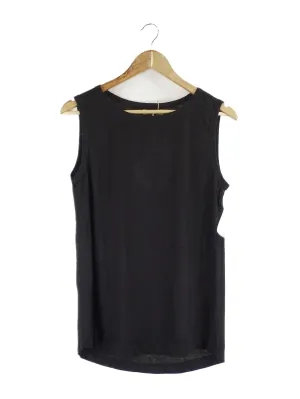 Amelius 'Aceline' Black Linen Tank Top XL | BNWT