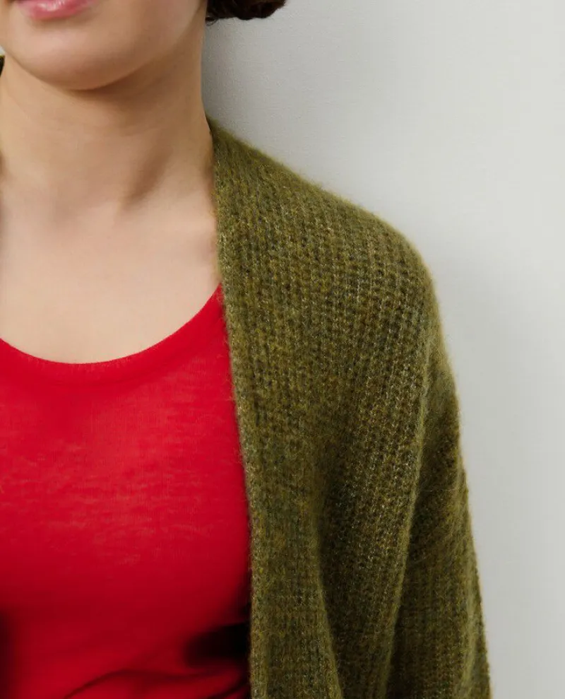 American Vintage East Kiwi Green Cardigan