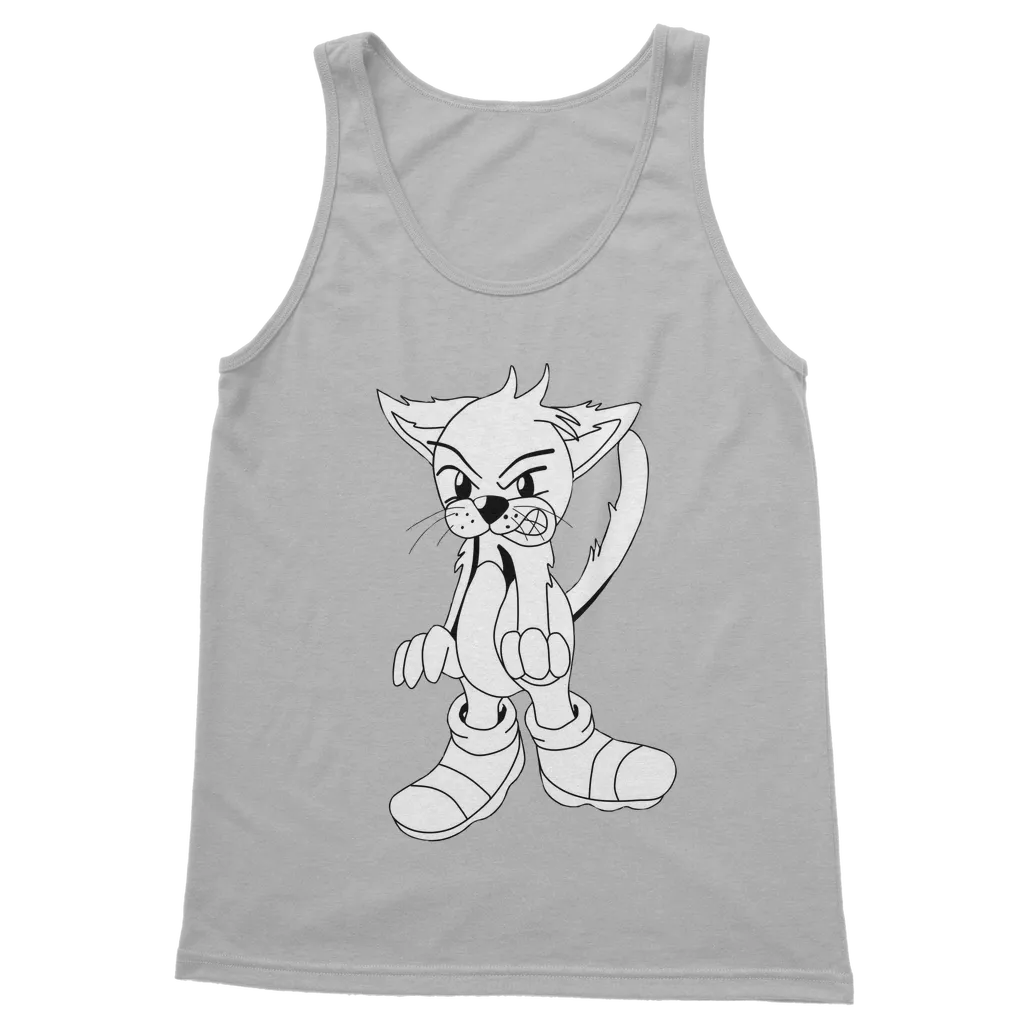 Angry Cat Classic Adult Vest Top