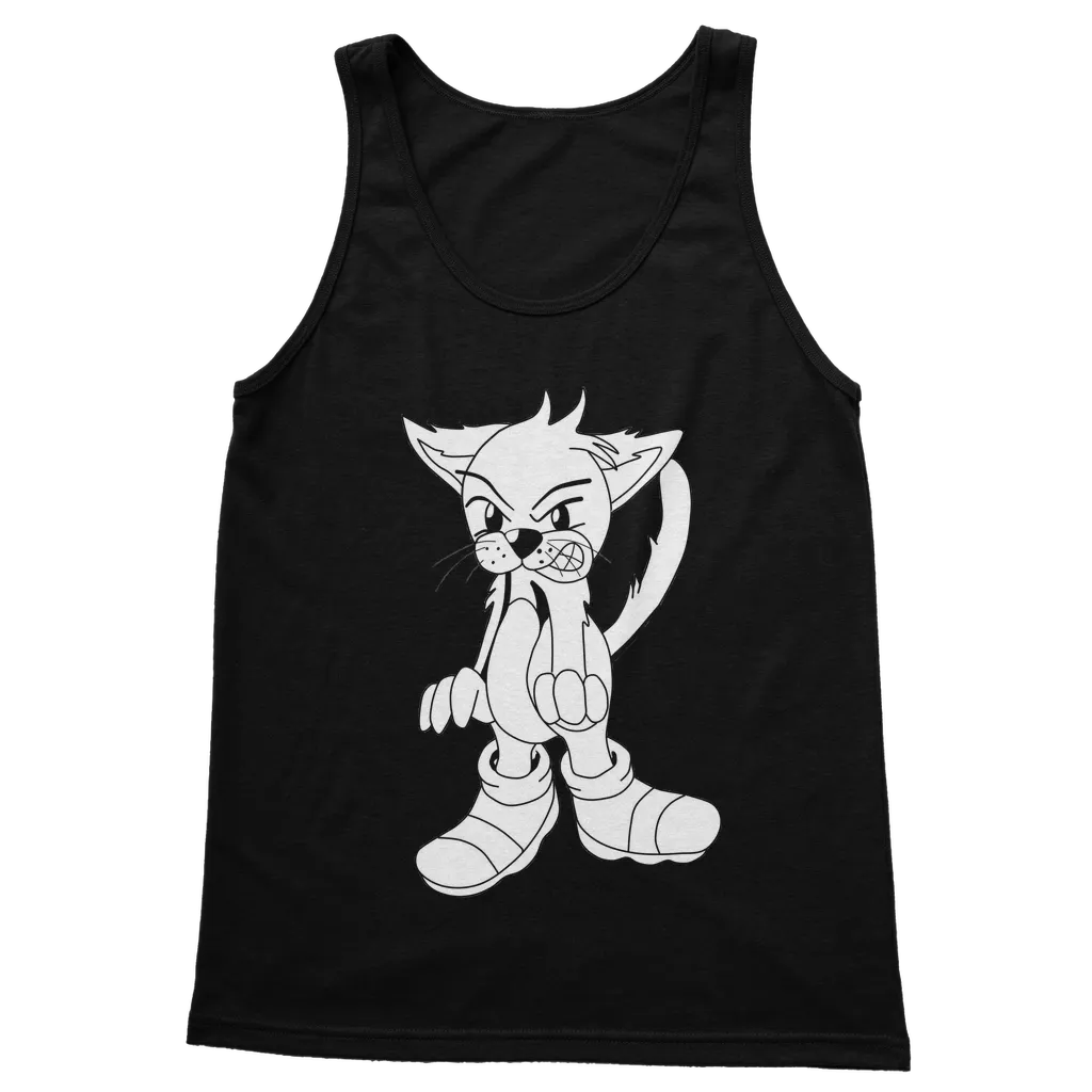 Angry Cat Classic Adult Vest Top