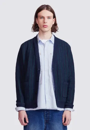 Apologies Cardigan - Green Stripe