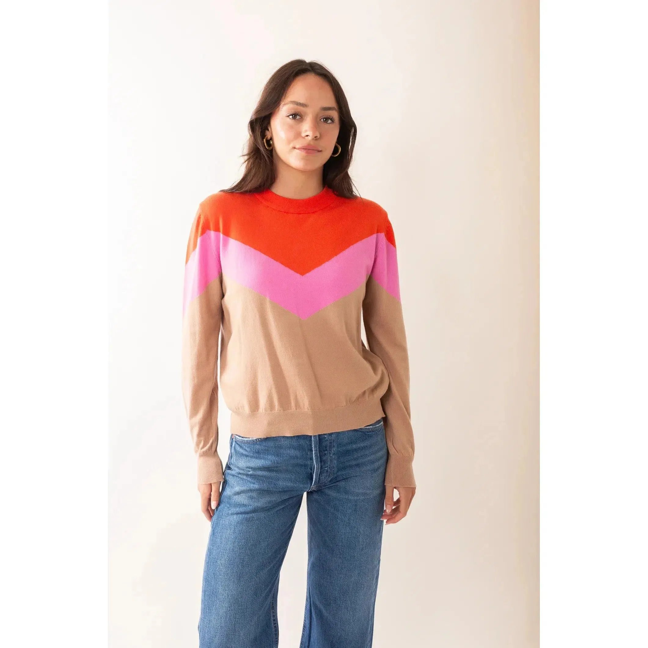 AQUILEGIA COLOURBLOCK SWEATER