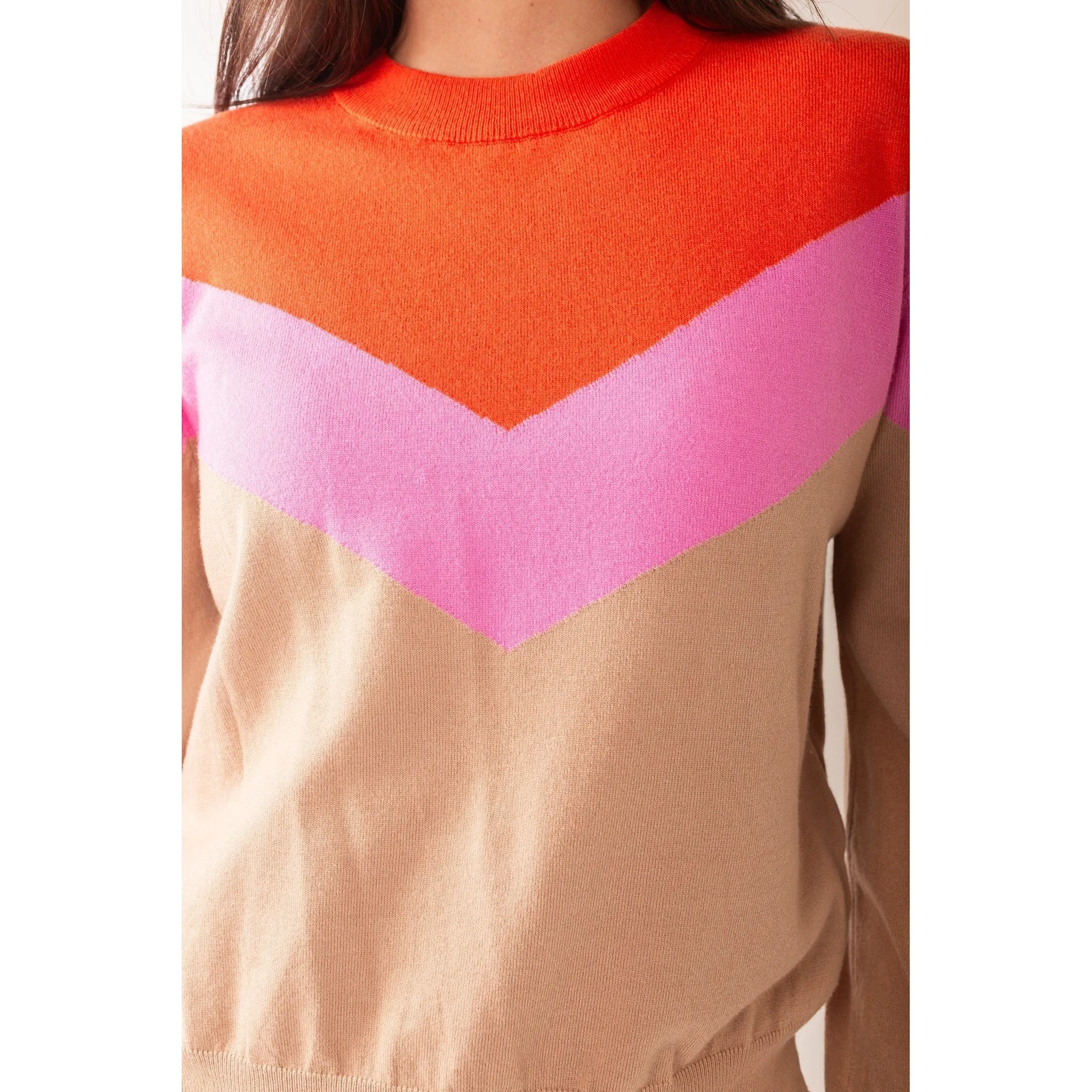 AQUILEGIA COLOURBLOCK SWEATER