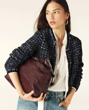 Ba&sh Beloni Marine Blue Cardigan