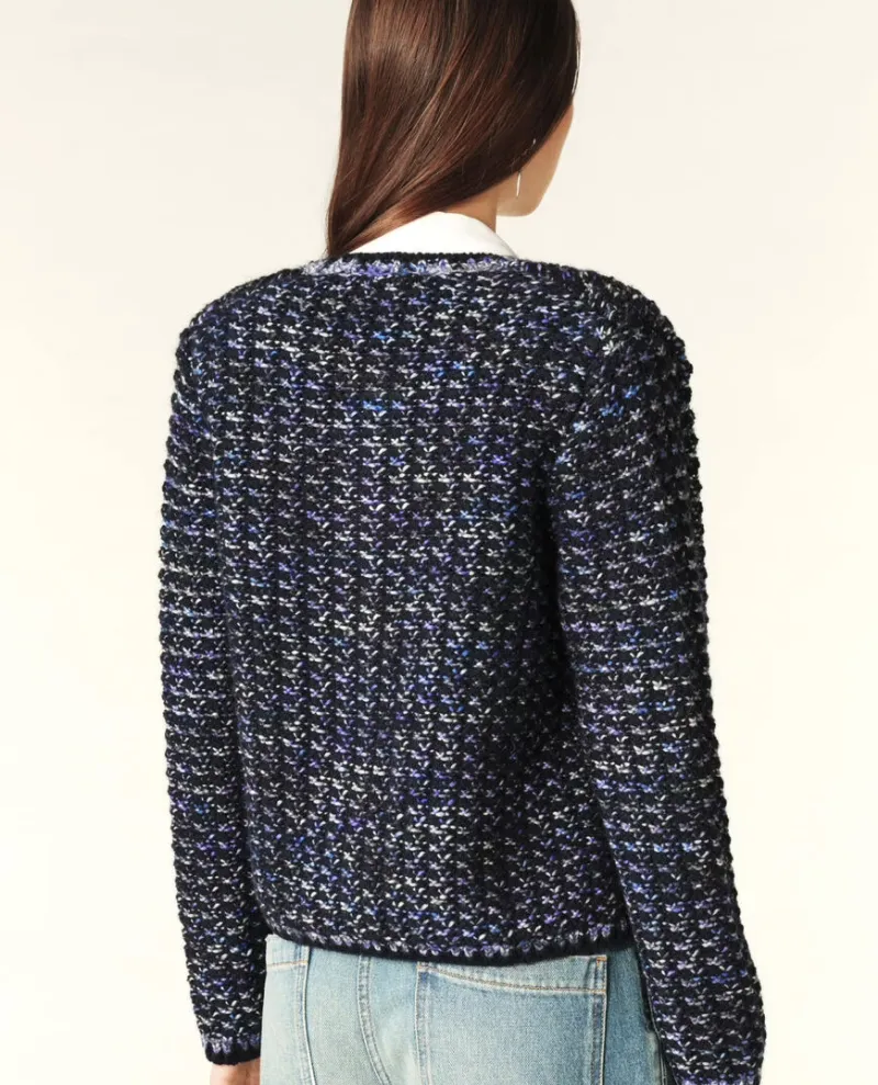 Ba&sh Beloni Marine Blue Cardigan