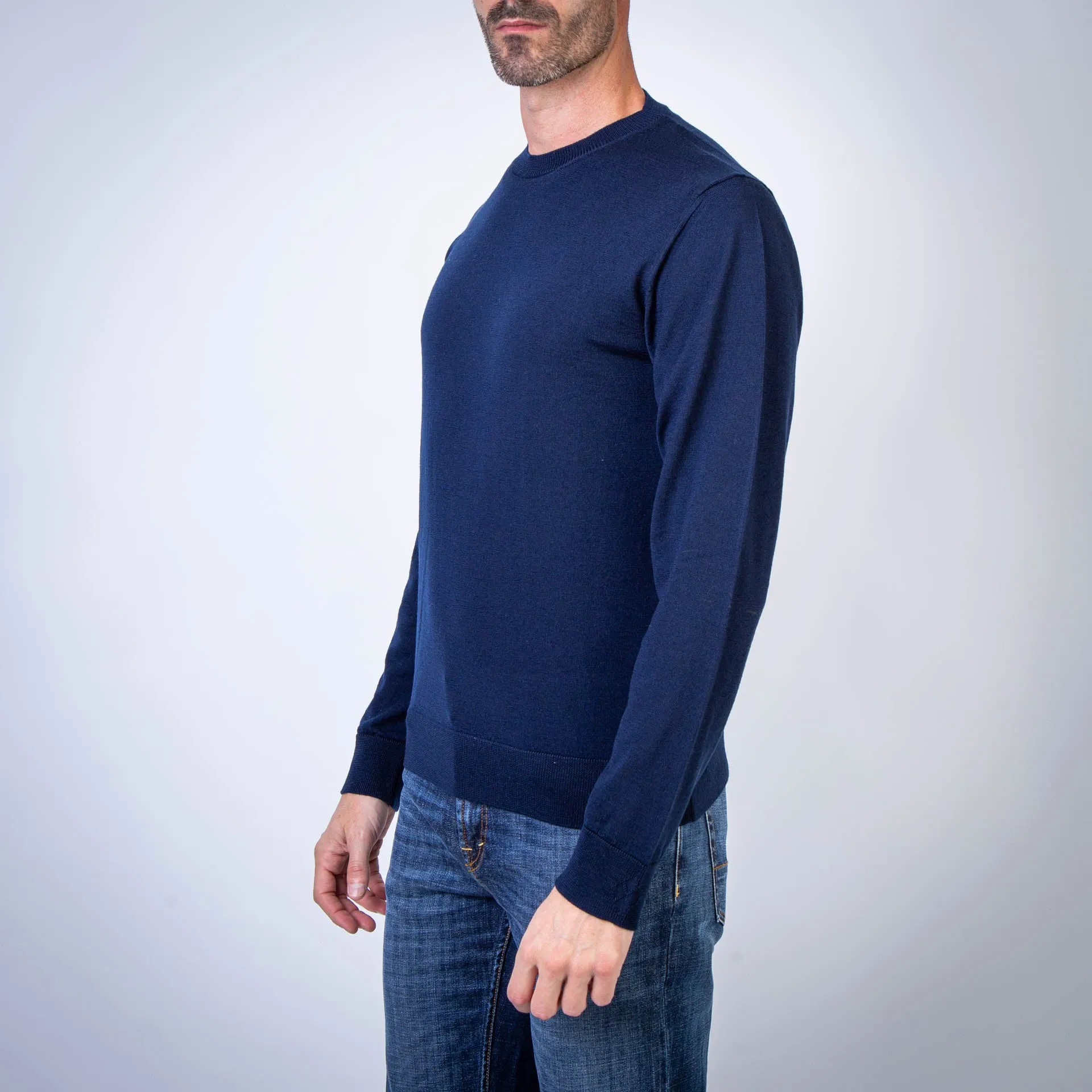 BALLANTYNE SWEATER B2P000 14W91 13777 BLUE