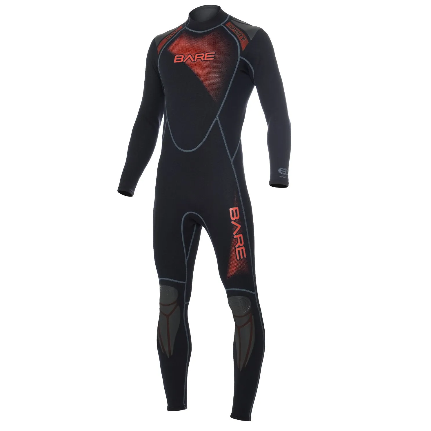 Bare 1mm Mens Sport Thermalskin Full Dive Wetsuit