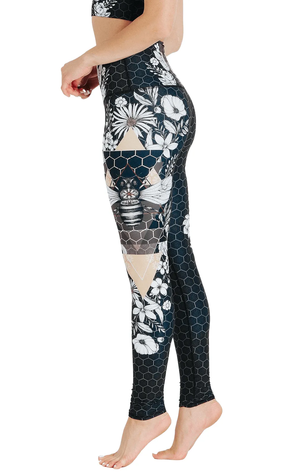 Beeloved Blackout Printed Yoga Legging