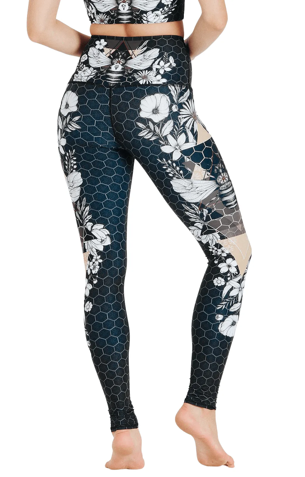 Beeloved Blackout Printed Yoga Legging