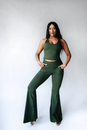 Bell Bottoms 2.0 in Forest Green