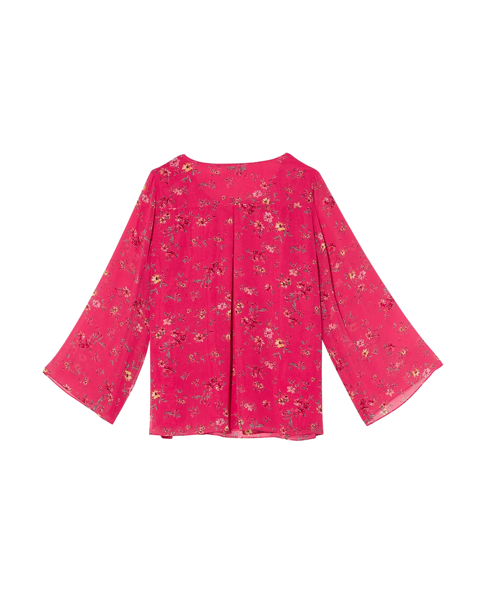 Bella Blouse | Magenta / Ivory