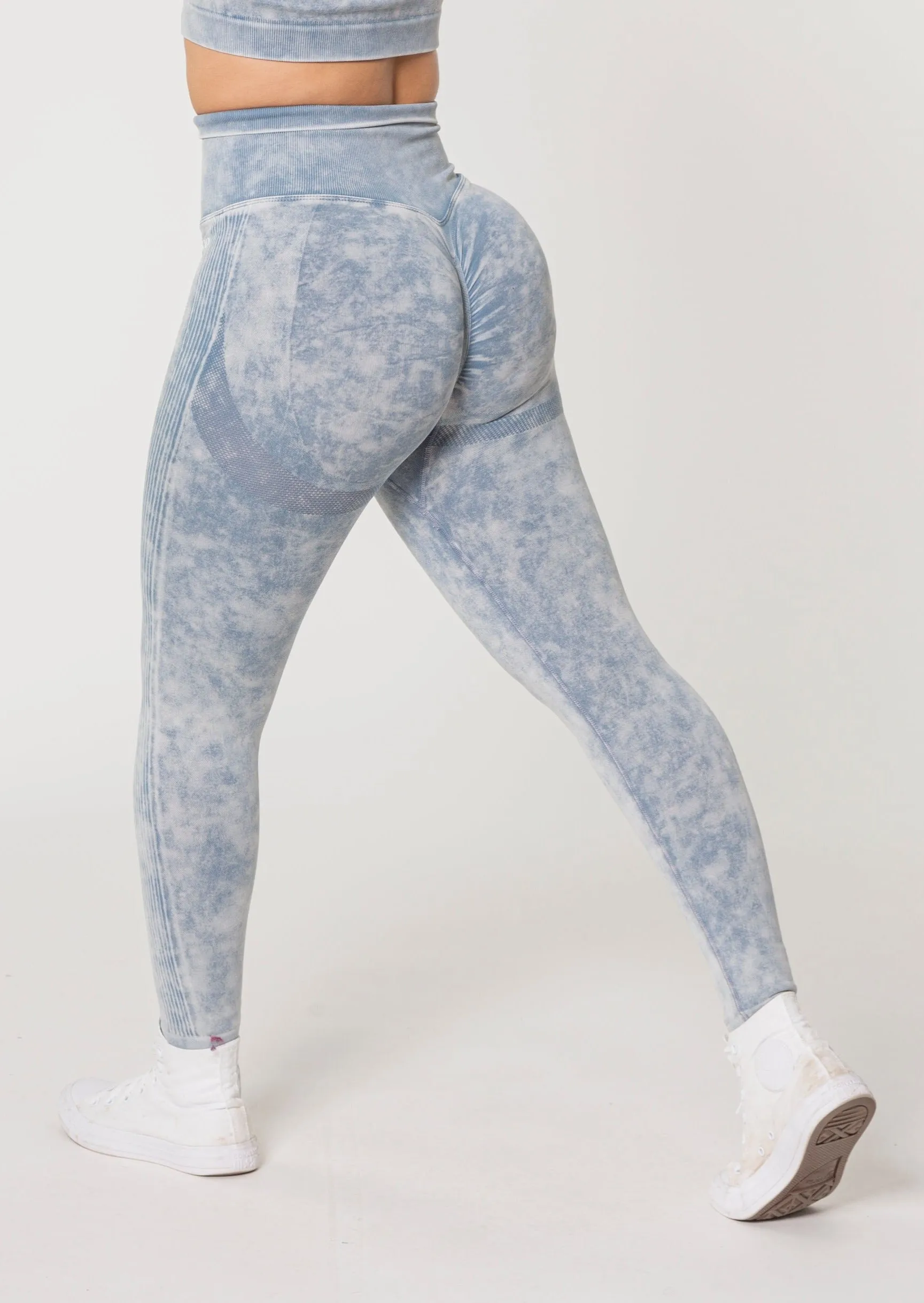 (BESCHREIBUNG BEACHTEN) Vision Scrunch Leggings (Acid Wash Edition) [LASTCHANCE]