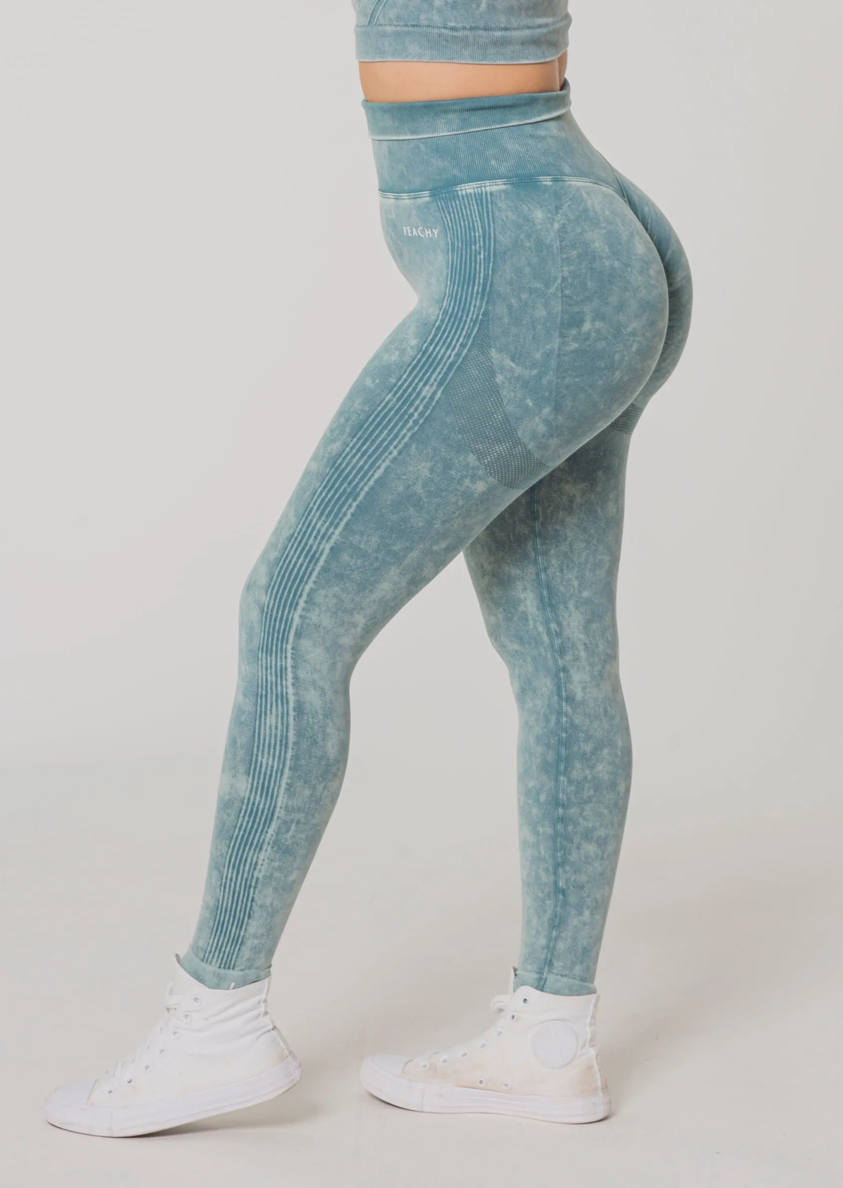 (BESCHREIBUNG BEACHTEN) Vision Scrunch Leggings (Acid Wash Edition) [LASTCHANCE]