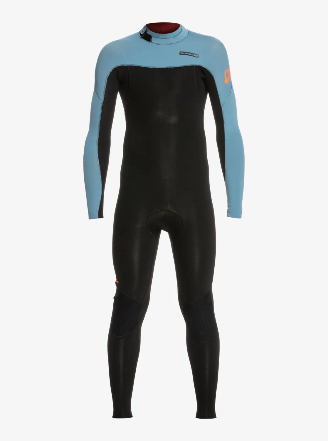 Boys 8-16 3/2mm Everyday Sessions Back Zip Wetsuit - Black/Provincial Blue