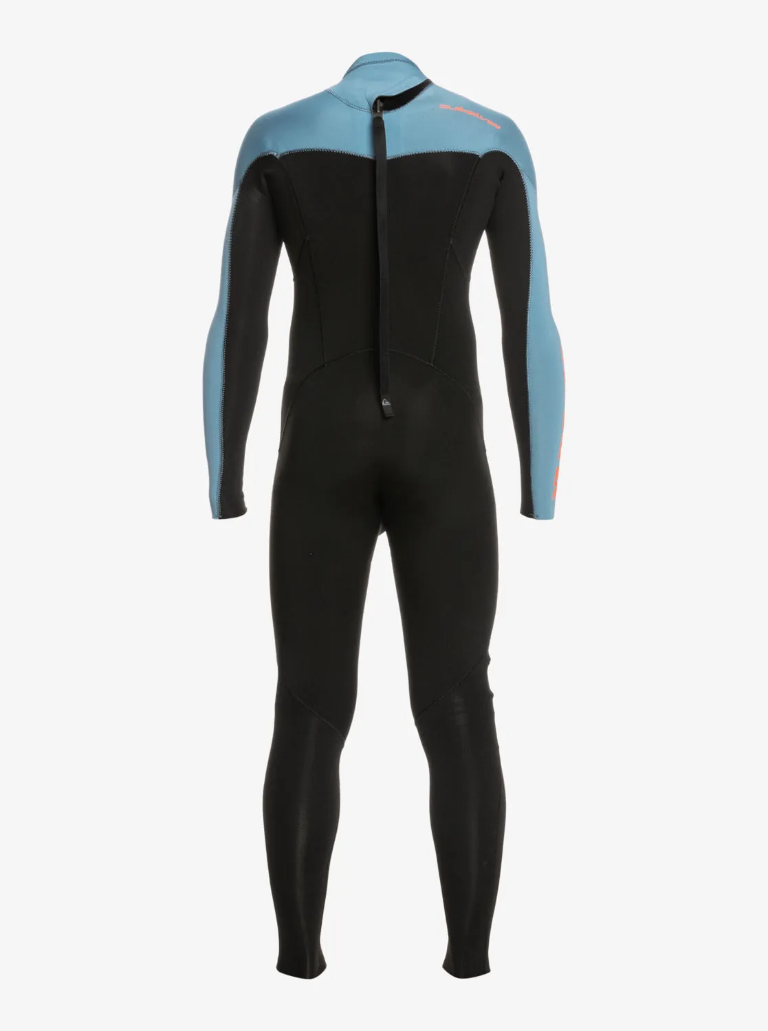 Boys 8-16 3/2mm Everyday Sessions Back Zip Wetsuit - Black/Provincial Blue