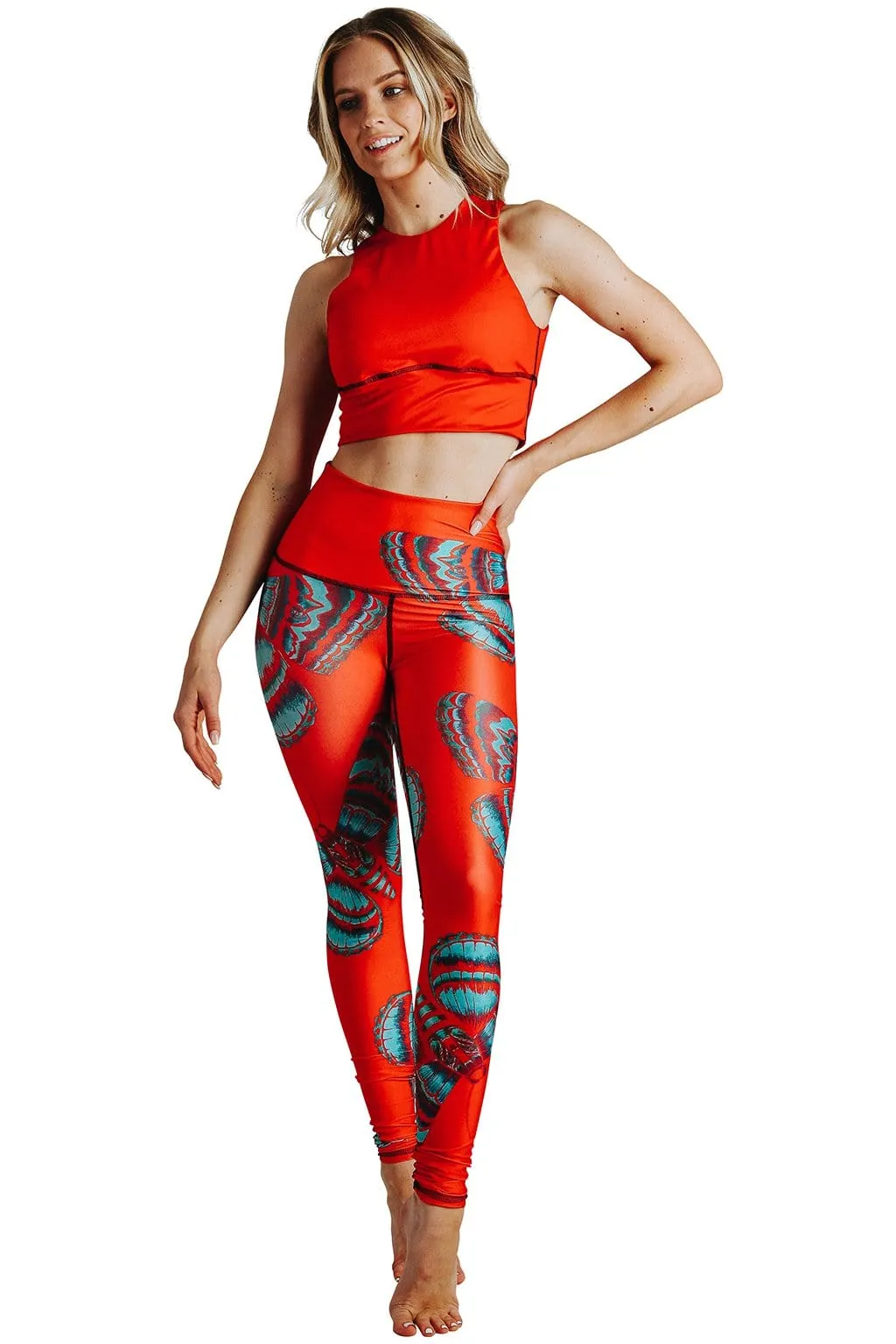 Bright Flight Printed Yoga Legging