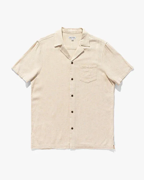 Brighton S/S Woven Shirt - off white