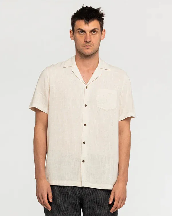 Brighton S/S Woven Shirt - off white