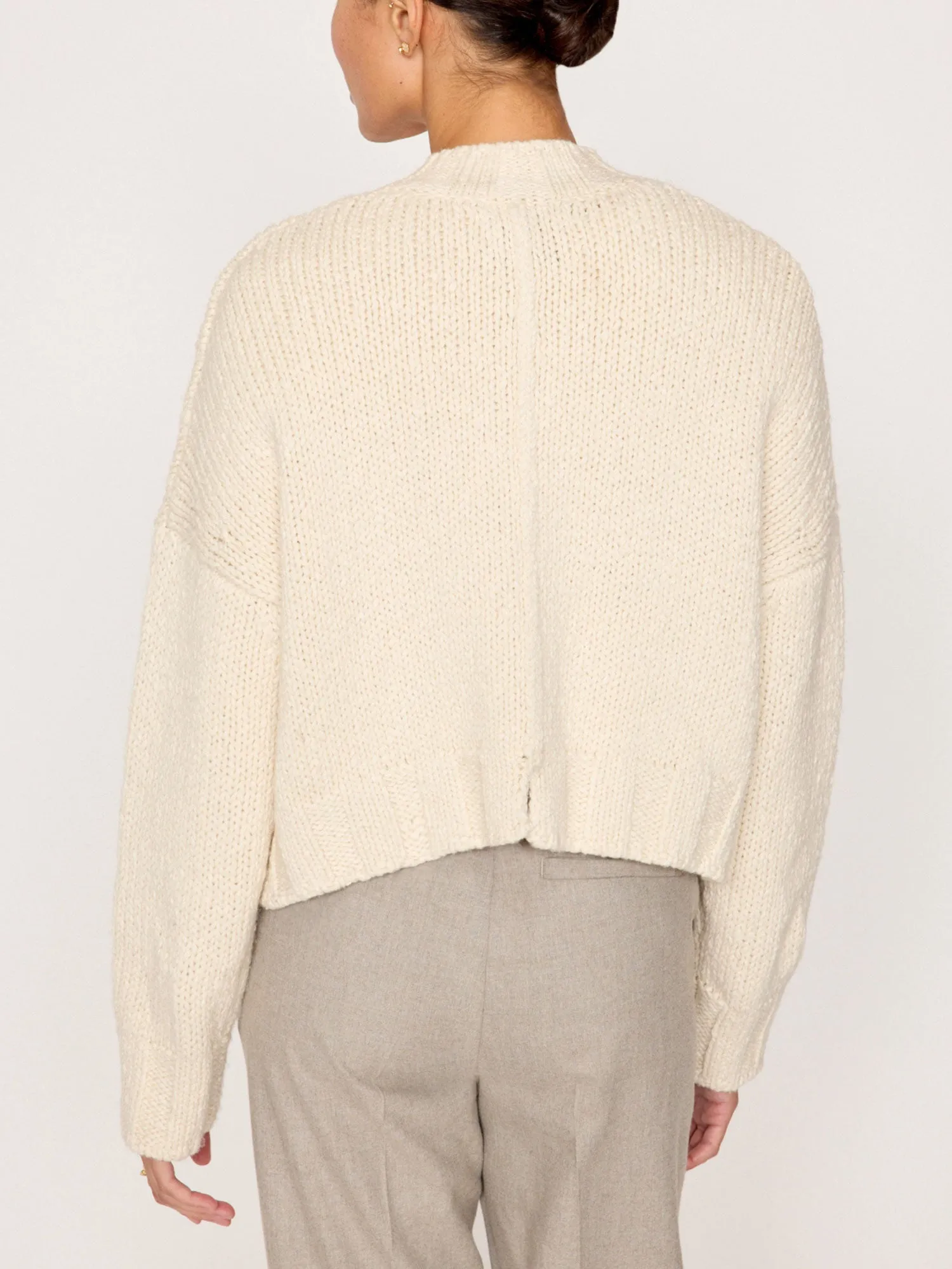 Brochu Walker - Asher Cardigan in Ivory