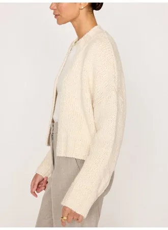 Brochu Walker - Asher Cardigan in Ivory