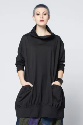 Bubble Tunic in Black Tokyo