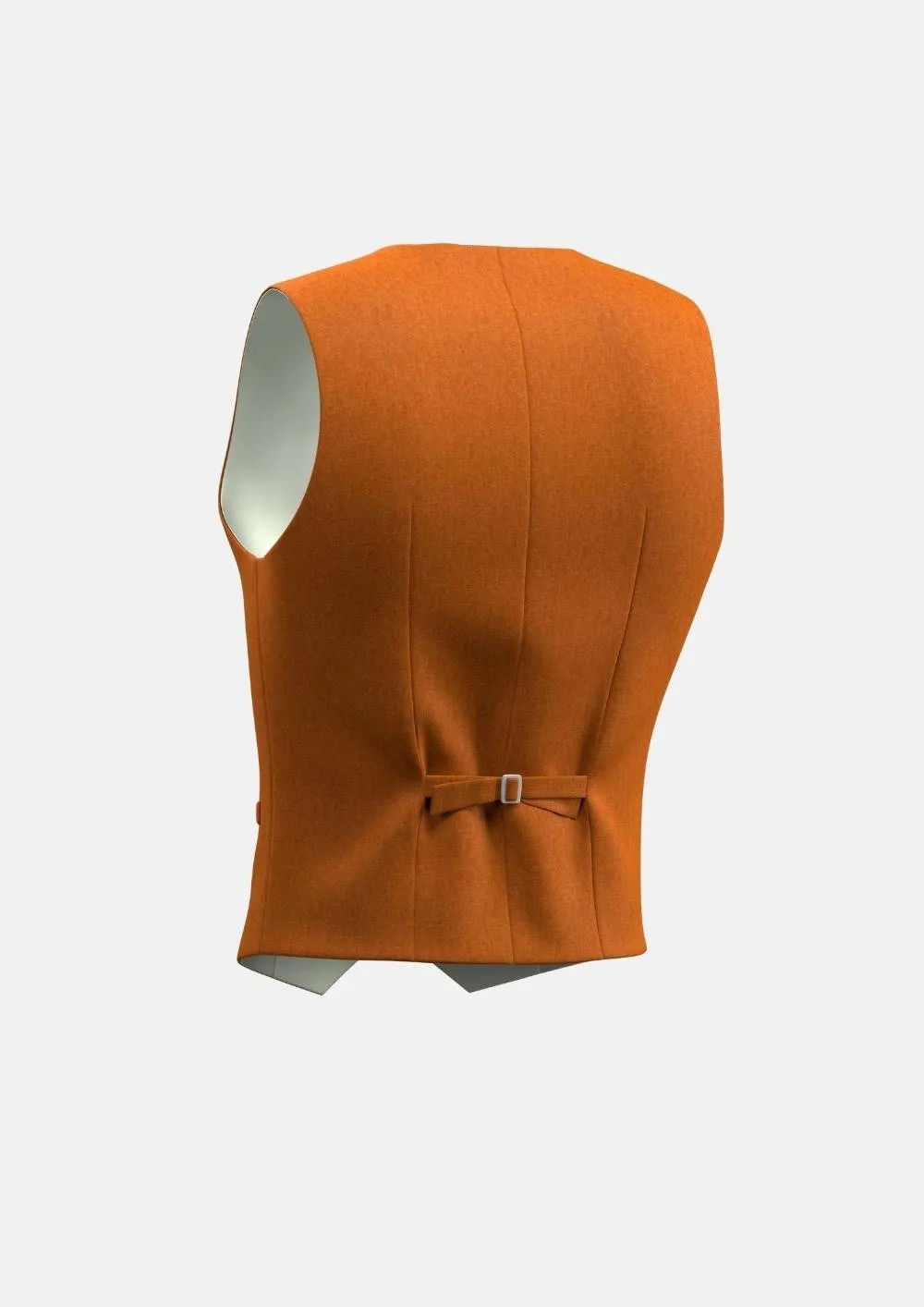 Burnt Orange Linen Vest