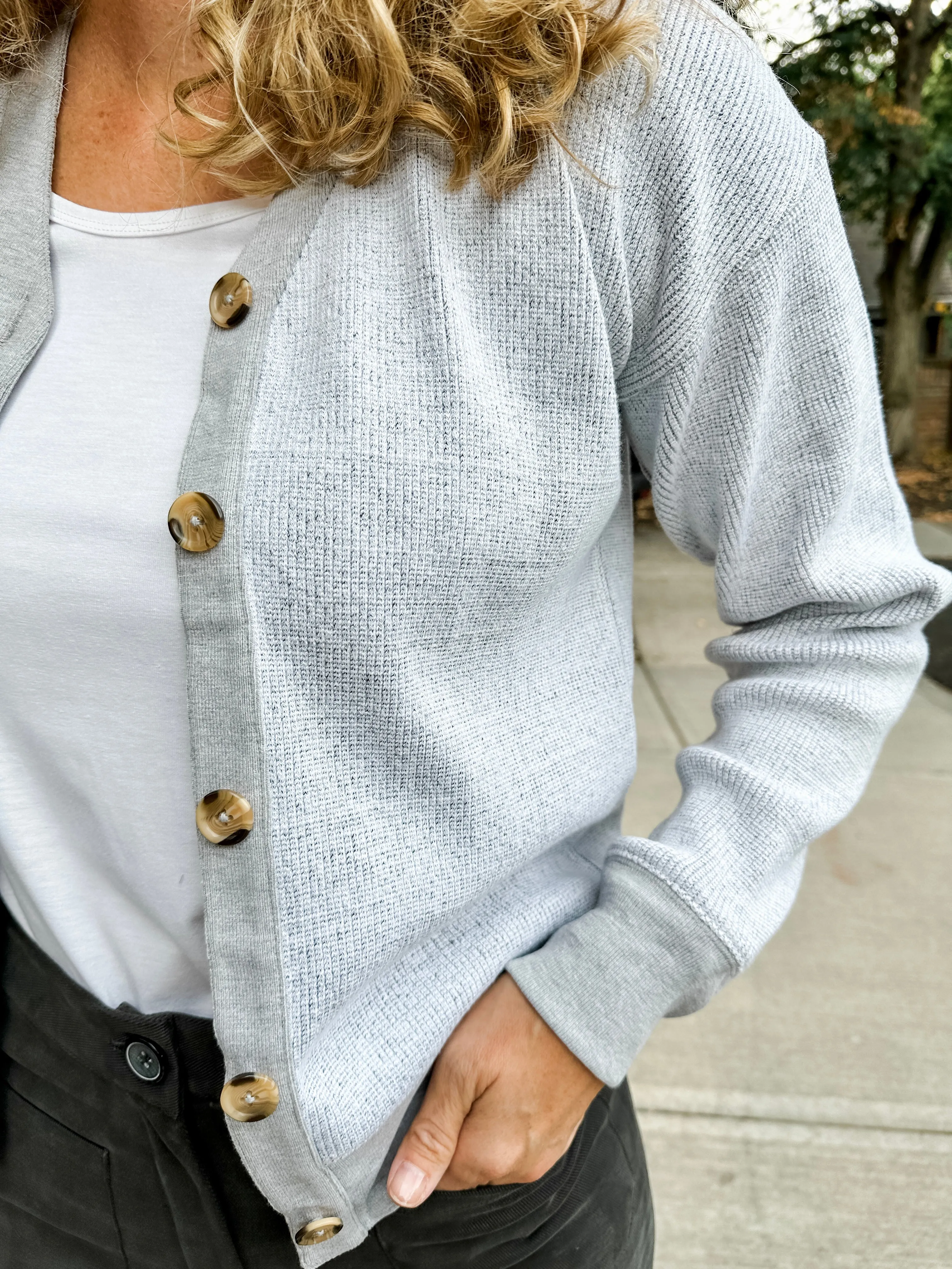 Button Front Cardigan