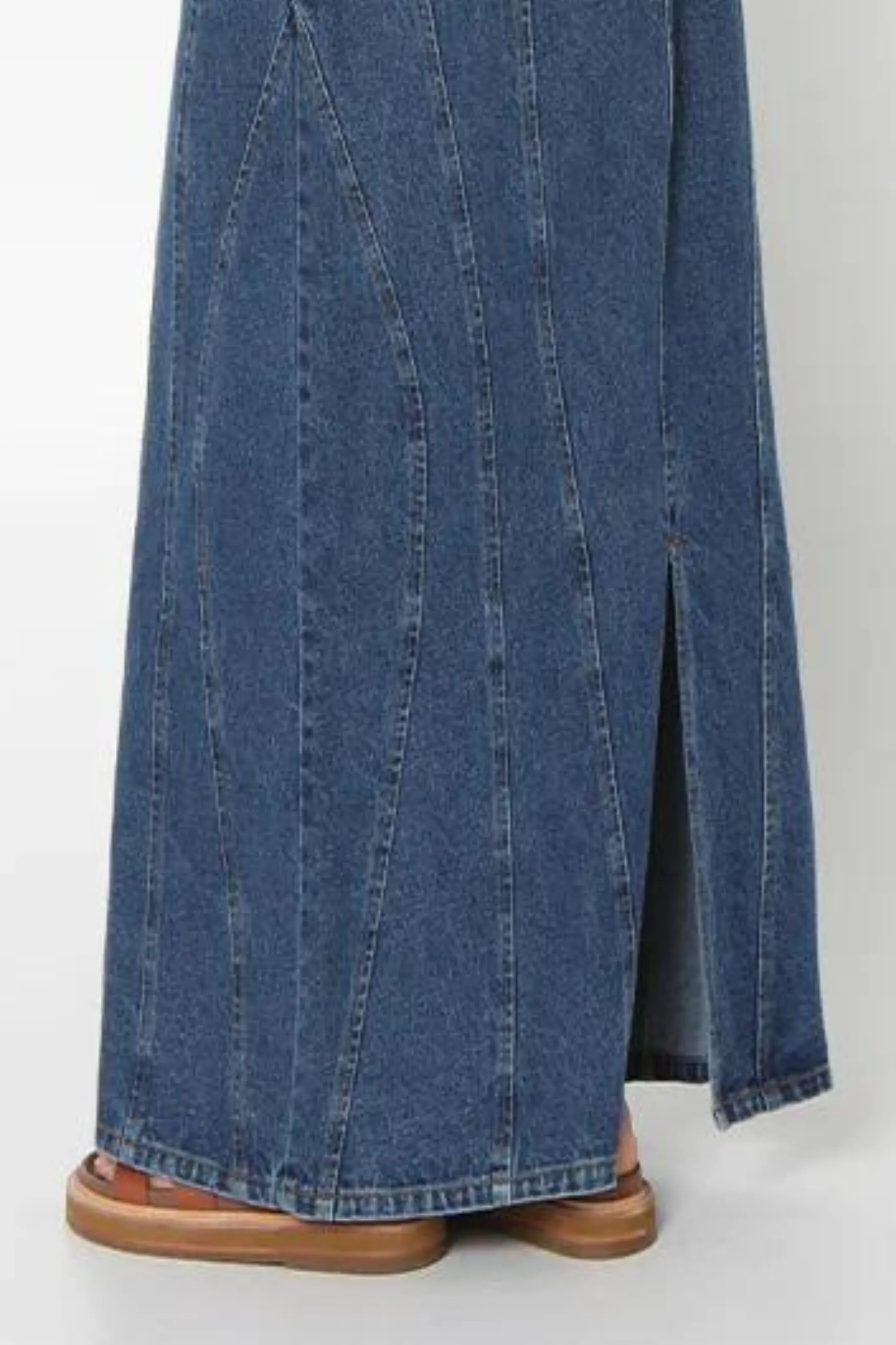 CARISSA MAXI SKIRT - Blue