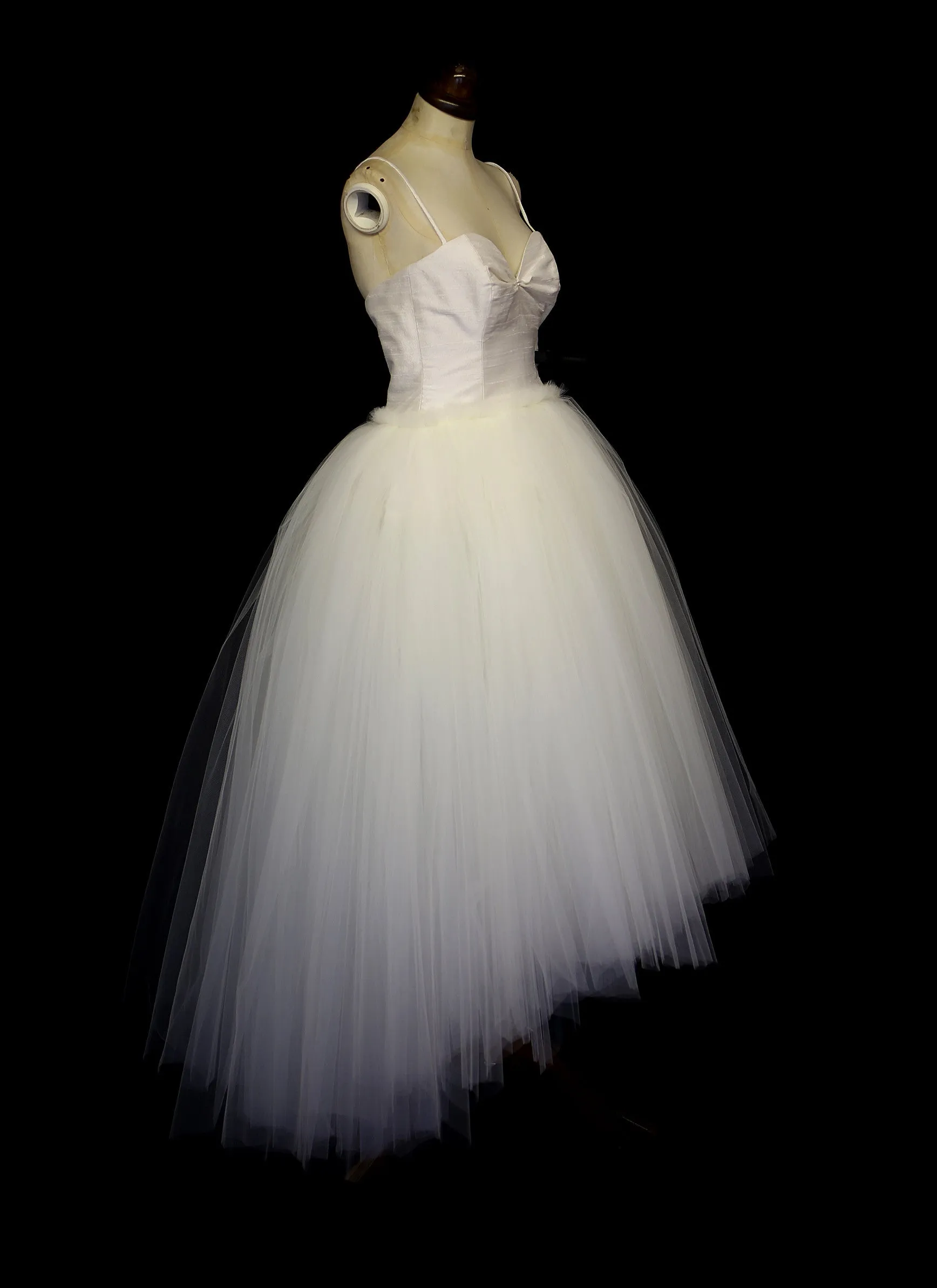 Charlotte - Bespoke Tulle Silk Ballerina Wedding Dress