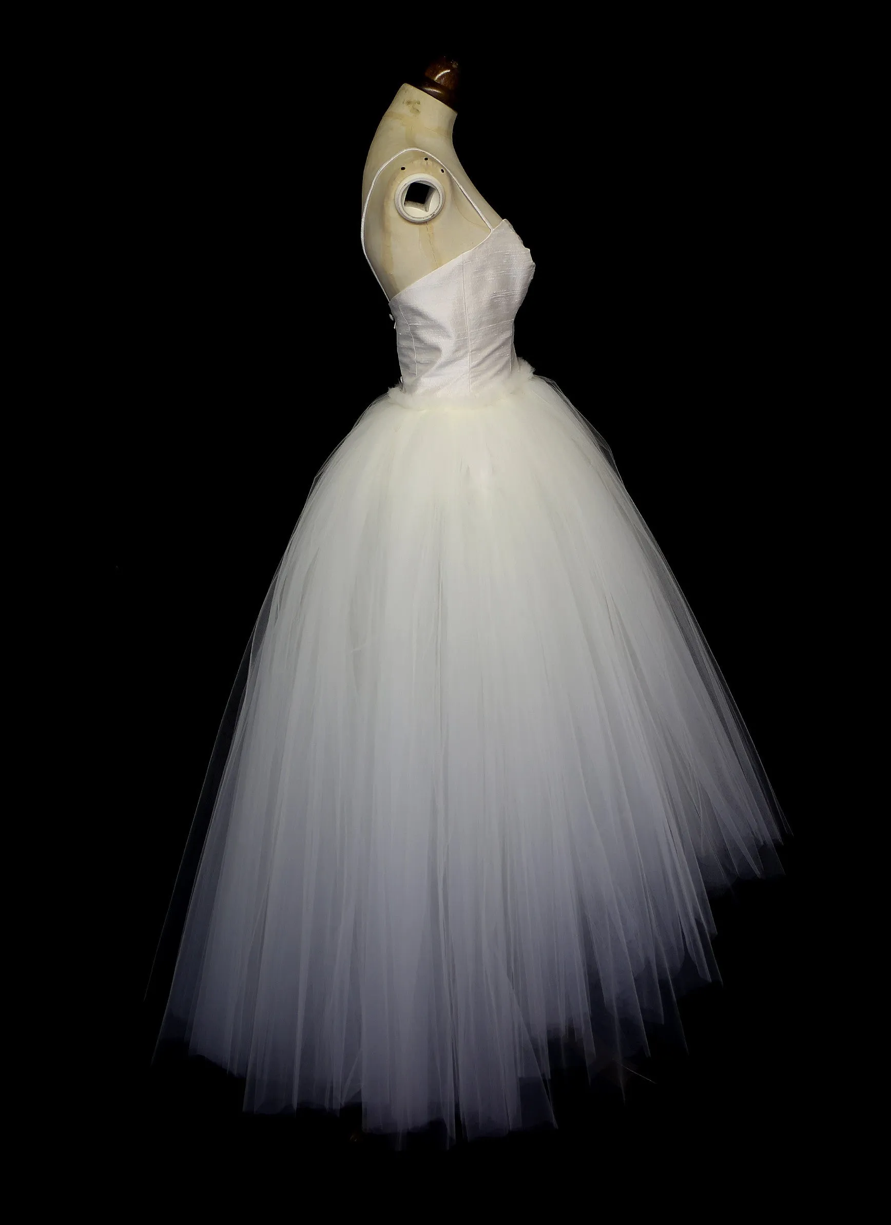 Charlotte - Bespoke Tulle Silk Ballerina Wedding Dress