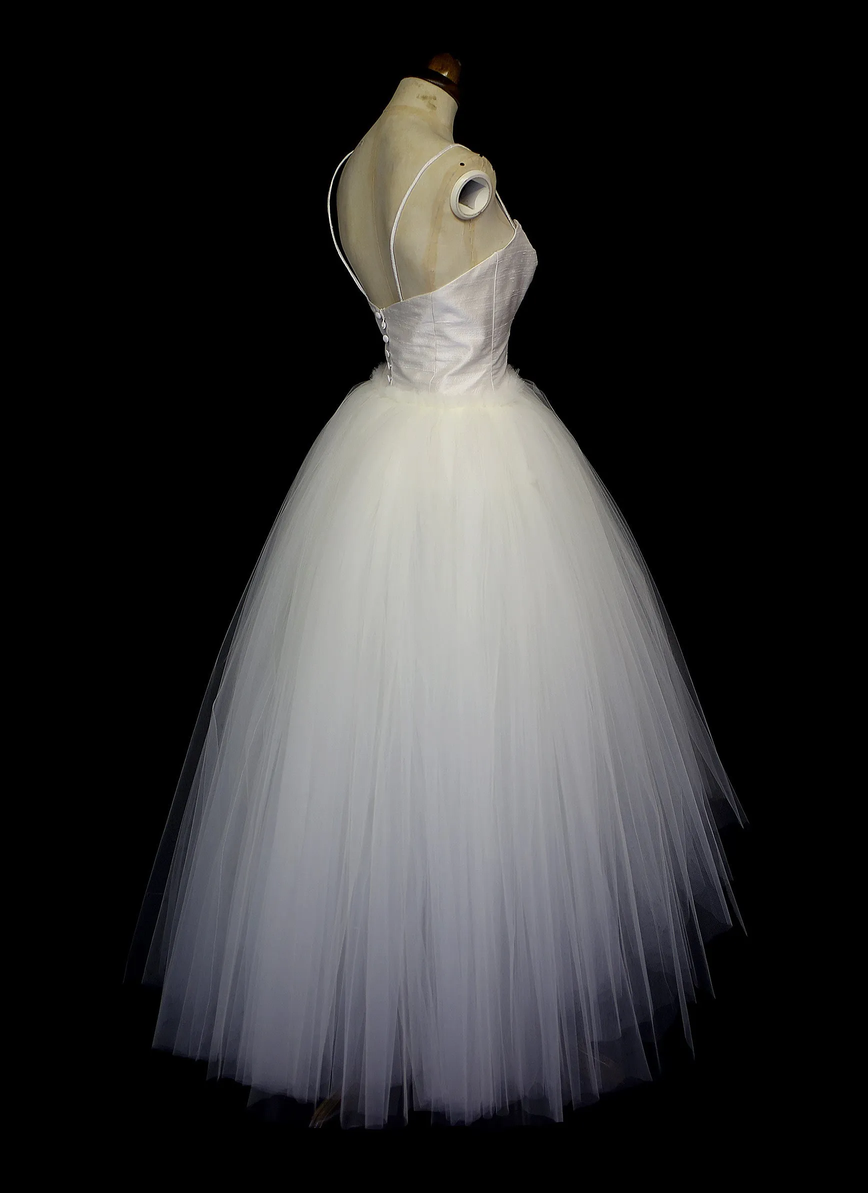 Charlotte - Bespoke Tulle Silk Ballerina Wedding Dress