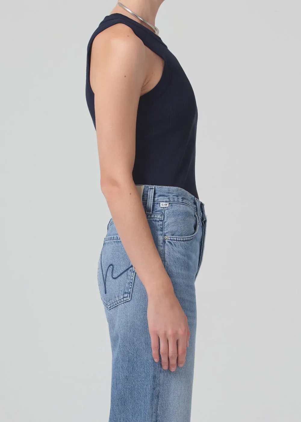 Citizens of Humanity - Isabel Rib Tank in Navy