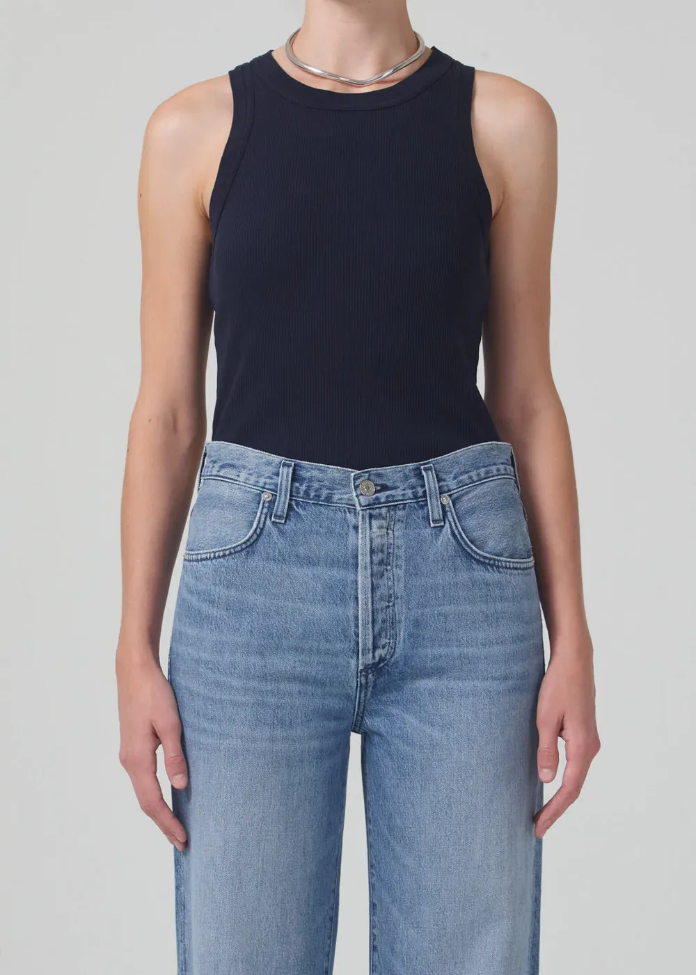 Citizens of Humanity - Isabel Rib Tank in Navy