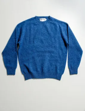 Classic Fit Shaggy Shetland Sweater - Ocean Force