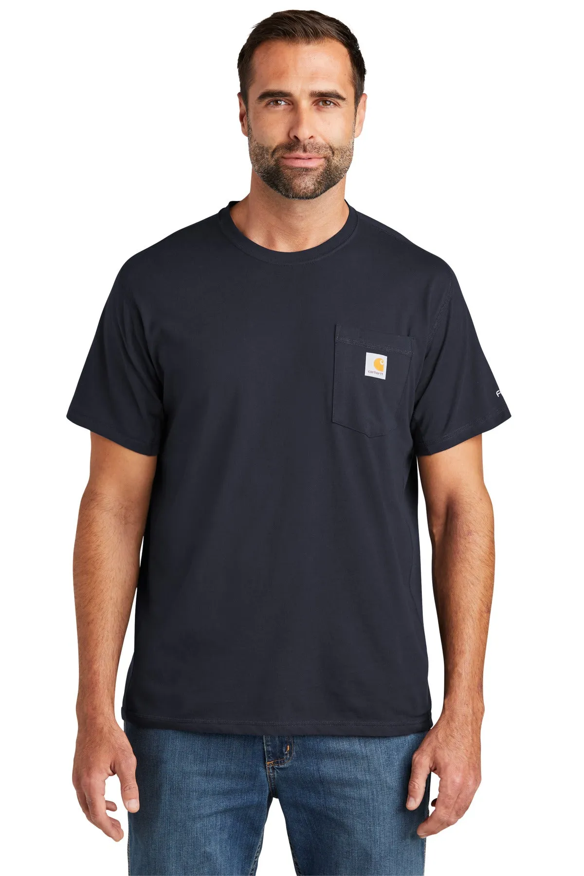 Custom Embroidered - Carhartt Force® Short Sleeve Pocket T-Shirt CT104616