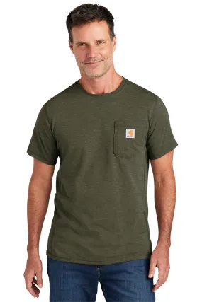 Custom Embroidered - Carhartt Force® Short Sleeve Pocket T-Shirt CT104616